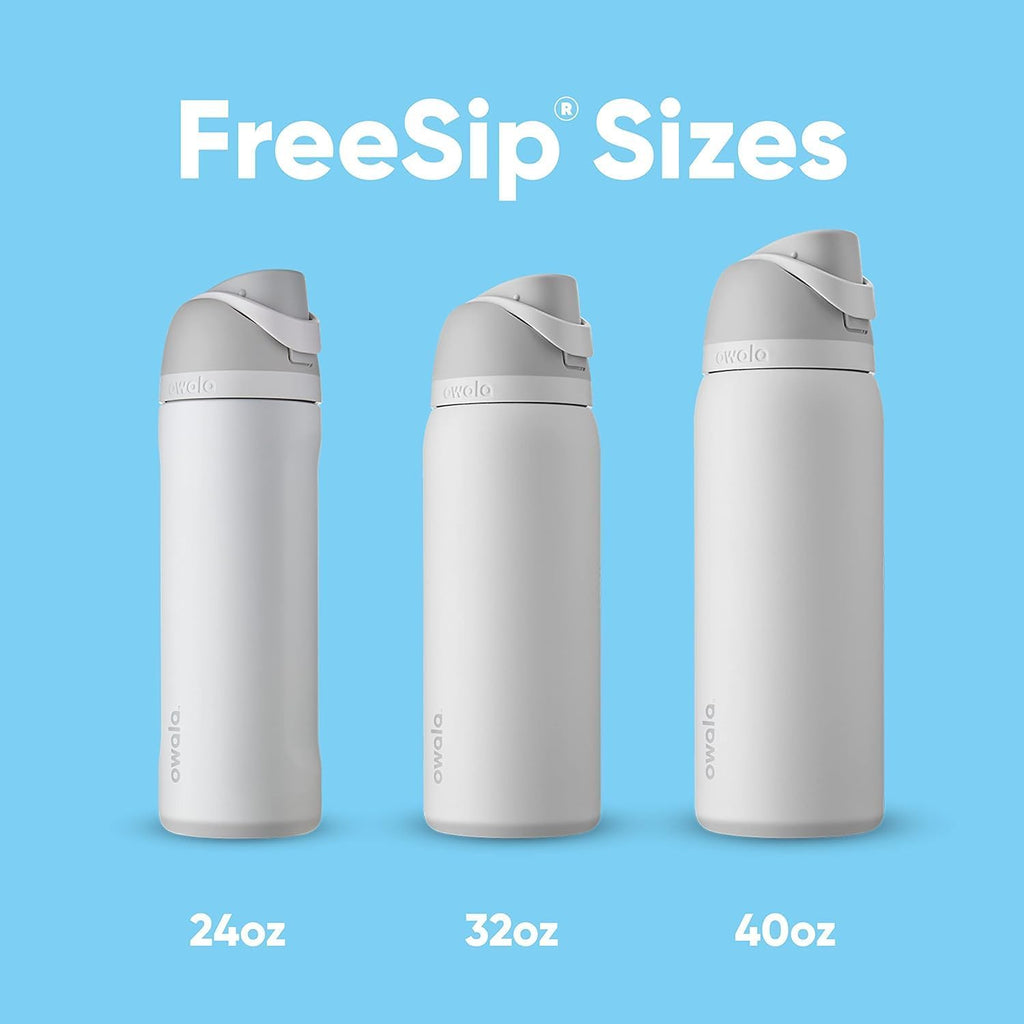 Owala FreeSip Insulated Stainless Steel Water Bottle - 32 oz BPA-Free | Perfect for Sports & Travel