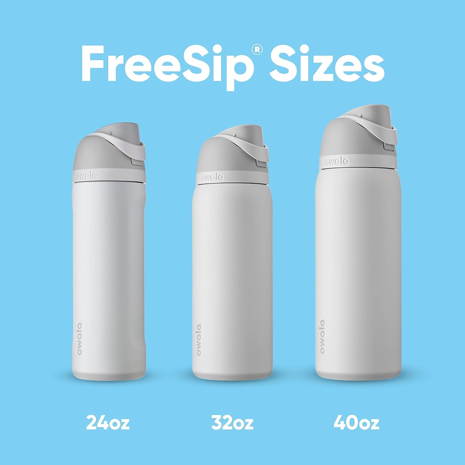 Owala FreeSip Insulated Stainless Steel Water Bottle - 32 oz BPA-Free | Perfect for Sports & Travel