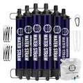 Navy Emergency Water Filter Straw 6-Pack for Hiking Camping Survival