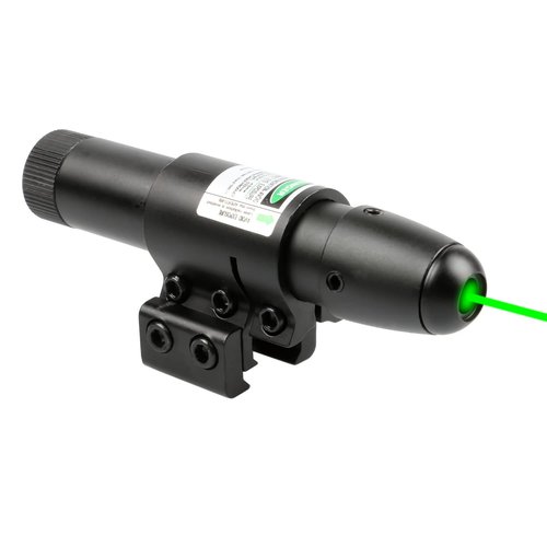 Higoo® Green Laser Dot Sight, Hunting Rifle Green Laser Dot Aiming Scope with Barrel Mount & Pressure Switch