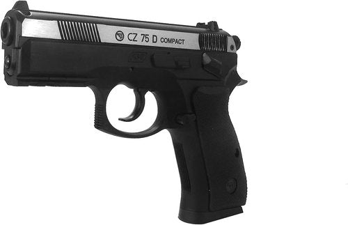 ASG CZ 75D Compact Air Pistol - .177 Caliber Steel BB Gun with Magazine Included
