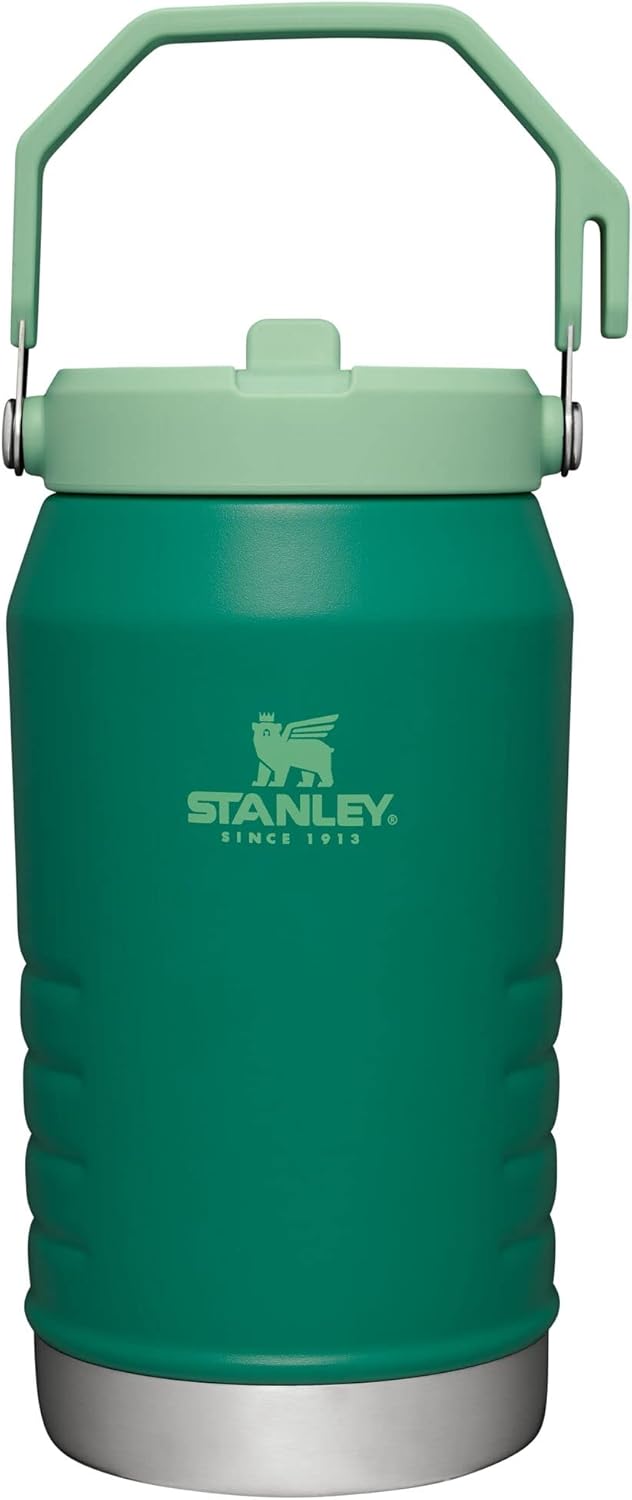Stanley IceFlow 64 oz Flip Straw Jug - Insulated Stainless Steel, Leak Resistant, BPA-Free | Alpine Color