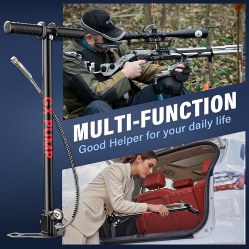 GX Pump GX-C3 Hand Pump for PCP & Paintball Tanks, 30MPa 4500Psi