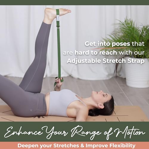 Premium Cork Yoga Mat Set with Blocks & Straps - All-in-One Practice Kit