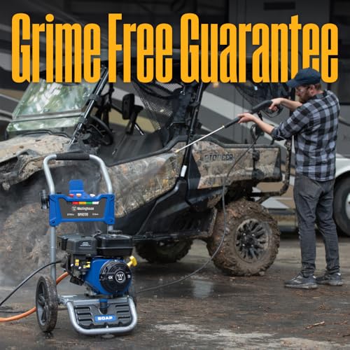 Westinghouse WPX2700 2700 PSI Gas Pressure Washer with 2.3 GPM, Nozzle Set & Soap Tank
