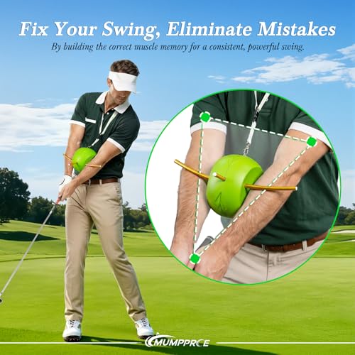 Golf Swing Trainer with Detachable Lanyard - Arm & Posture Corrector