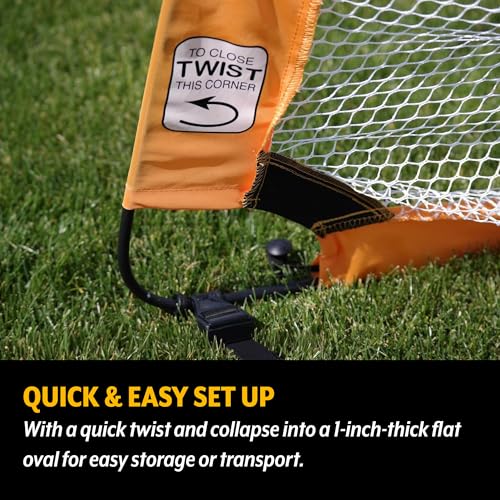 PUGG 2.5 Foot Pop-Up Soccer Goal - Portable Youth Soccer Goal with Carry Bag