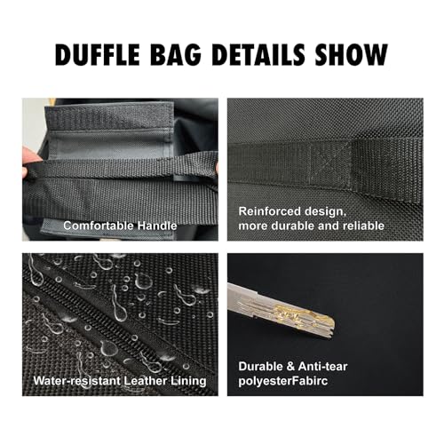 36-Inch Foldable Duffel Bag for Camping Gear and Travel Equipment