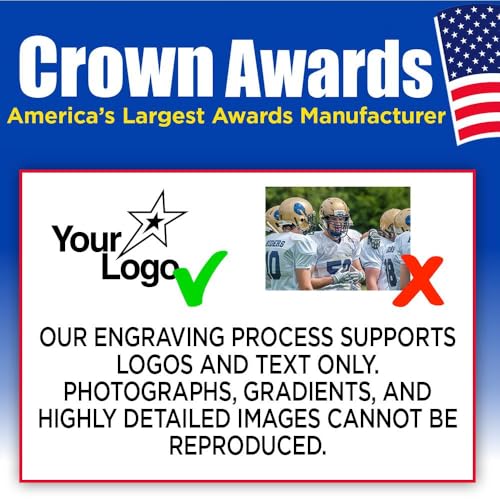 10 Custom Crystal Trophy - 8" Personalized Apex Award with Engraving