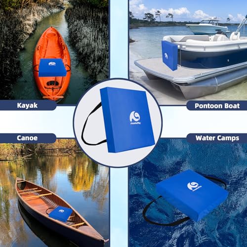 Blue 2-Pack Boat Throwable Flotation Cushion Emergency Marine Foam Safety Device