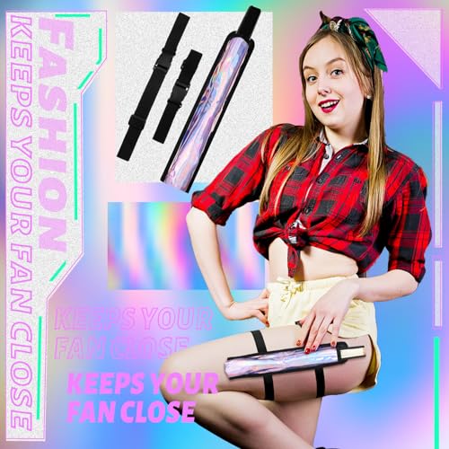Bright Style Thigh Holster for Rave Fans with Adjustable Straps – Festival Accessory