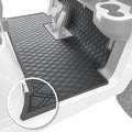 All Black Golf Cart Floor Mat for Club Car Precedent, Onward, Tempo - Custom Fit