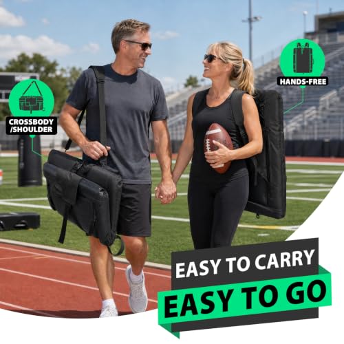 Sekey 25-Inch Extra Wide Stadium Seat with Back Support No Heat - 1 Pack