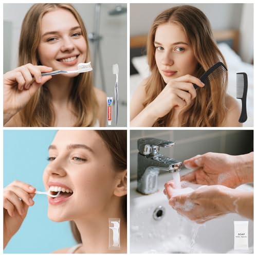 Bulk Hygiene Kit Travel Pack of 100 - Personal Care & Sanitary Supplies