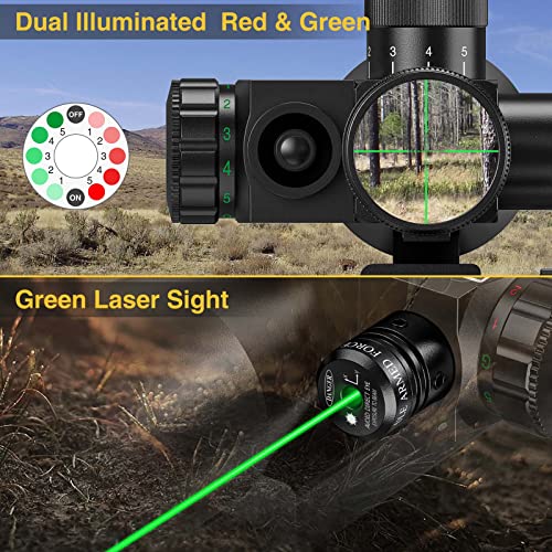 CVLIFE 2.5-10x40 Green Illuminated with 20mm Mount