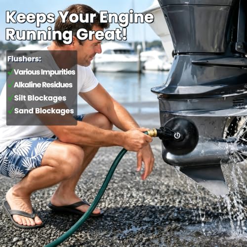 Outboard Motor Flushing Kit for Mercury & Mariner 20 HP+ 9.9/15 HP 4-Stroke