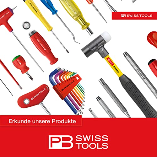 PB Swiss Tools Insider 3 Ratcheting Bit Holder Black & Orange - 1/4" Drive with 10 PrecisionBits