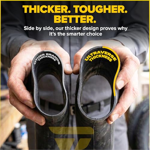 24 Inch x 4.0 Fat Tire Inner Tube - Compatible with Mountain & Gravel Bikes - 20x4.0, 26x4.0, 16x4.0/3.0 - Schrader Valve
