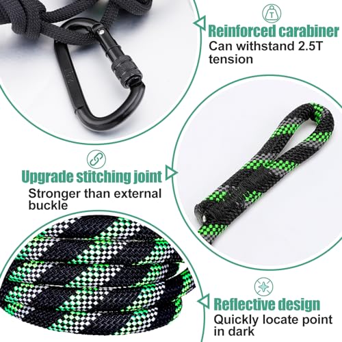 Heavy Duty 30ft Reflective Hunting Safety Rope for Tree Stand Support