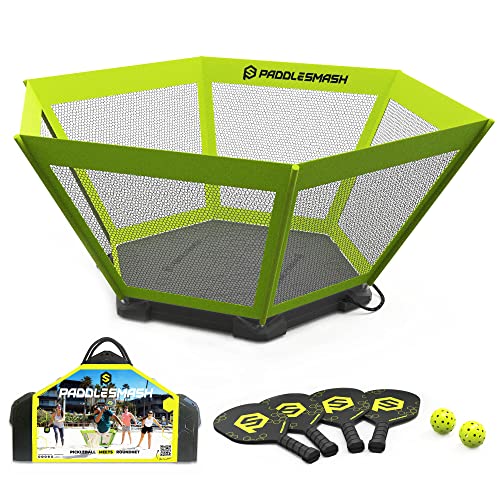 PaddleSmash Pickleball Yard Game with Paddles - As Seen on Shark Tank, 2-4 Players