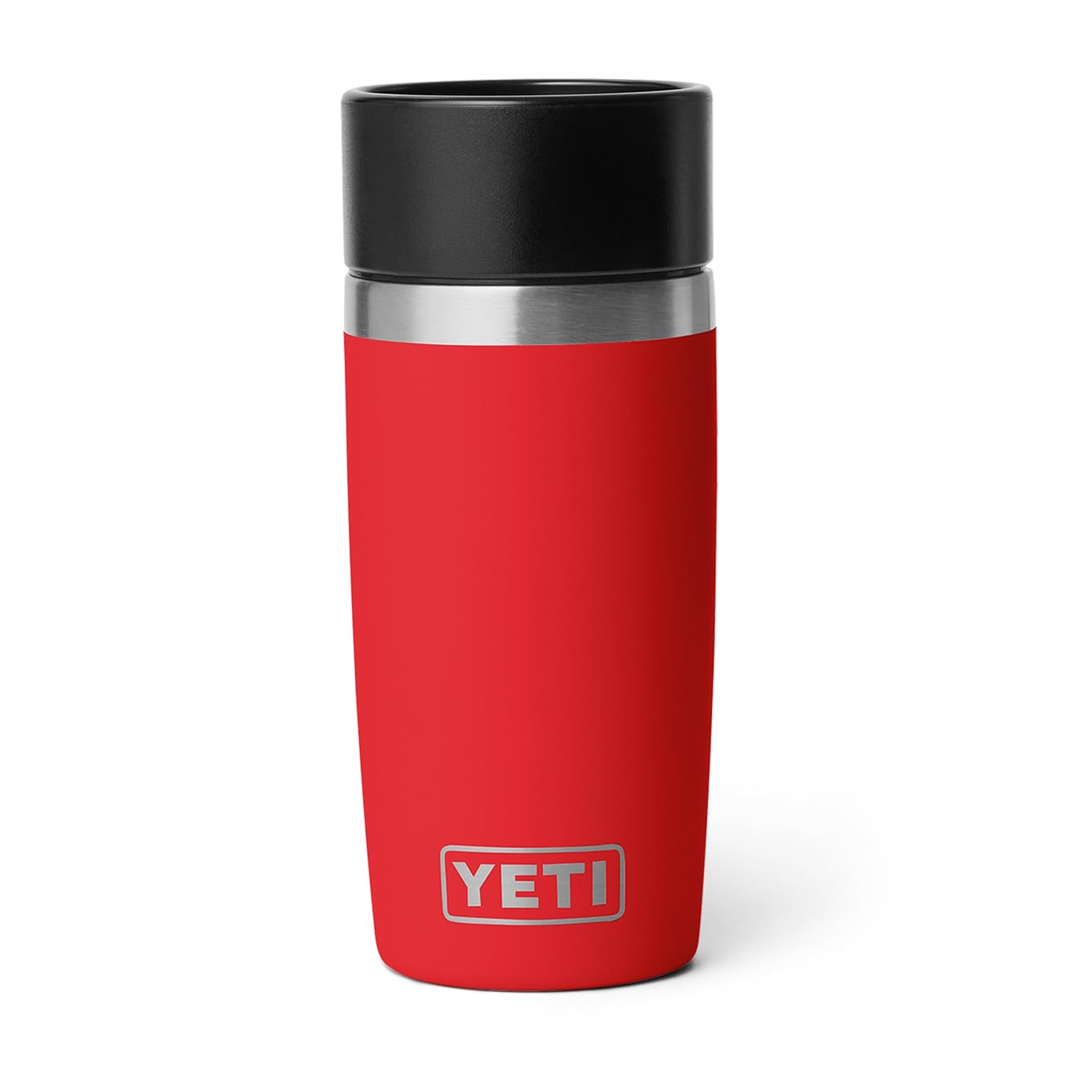 YETI Rambler 12 oz Travel Bottle, Stainless Steel, Vacuum Insulated with Leakproof Commuter Cap, Rescue Red