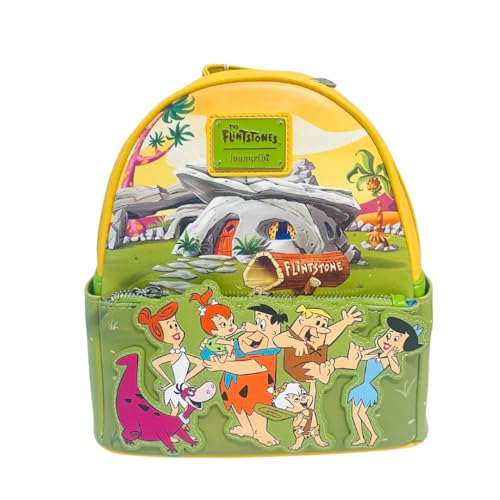Loungefly Flintstones Mini Backpack - Officially Licensed Cartoon Bag