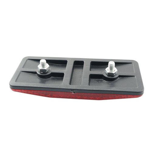 PZRT 1PCS Bicycle Mountain Bike Rear Rack Reflector Accessories Red 98x39mm
