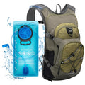 Everfun Hydration Backpack 18L with 3L Water Bladder - Olive Green