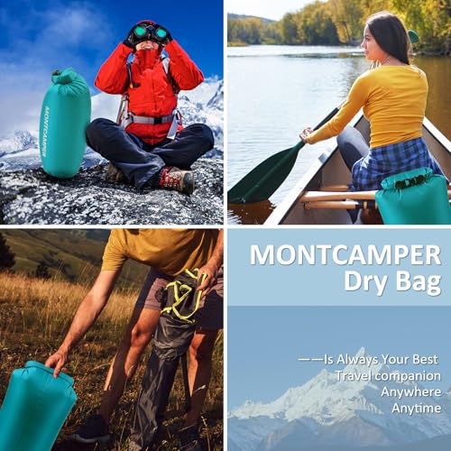 5L Waterproof Dry Bag - Turquoise Blue, Lightweight Roll Top Storage for Kayaking & Camping