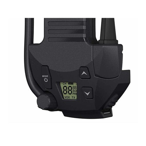 Walker's Tactical/Hunting 2-Mile Range Walkie Talkie Compatible with Razor Muffs Bundle with Heavy-Duty Carabiner (2 Items)