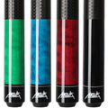 AKLOT Translucent Wood Finish Pool Cue Stick 58'' 18-21oz for Adults & Beginners