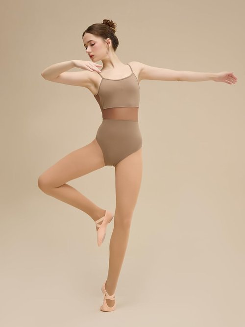MANZI Convertible Dance Tights for Women - 3 Pairs of Transition Ballet Stockings