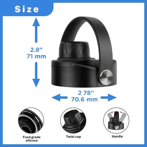 2 pack Hydro Flask Wide Mouth Lids- Accessory for Wide Mouth Water Bottle