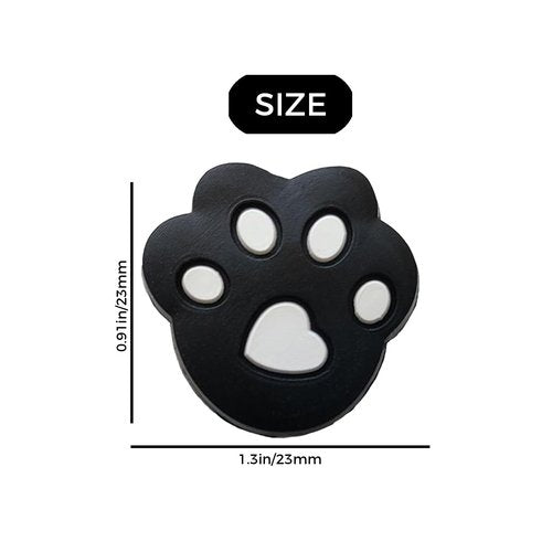 ZQTSANKESL 5pcs Tennis Racket Shock absorbers, Soft Silicone Tennis Racket Shock absorbers, Cute Pattern, Protecting Your Wrist and reducing The Impact of Tennis (Bear Claw Pattern)