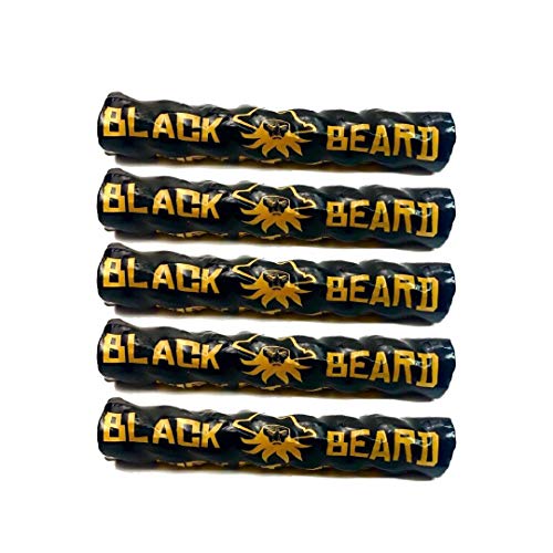 Black Beard Fire Starter Rope 5 Pack - Waterproof Campfire Igniter, Burns 50+ Fires, 4.5+ Hour Burn Time, Made in USA