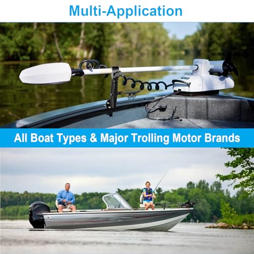 Trolling Motor Stabilizer Mount 360° Adjustable for Minn Kota Ulterra Riptide PowerDrive