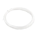 OTOTEC 1Pc 10m 0.7mm Wire Diameter Badminton String Nylon High Flexibility Badmintonsaite Compatible with YONEX BG Exbolt 65 (White)