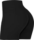 Sunzel Biker Shorts for Women - No Front Seam Design with Pockets | Tummy Control Yoga & Gym Shorts