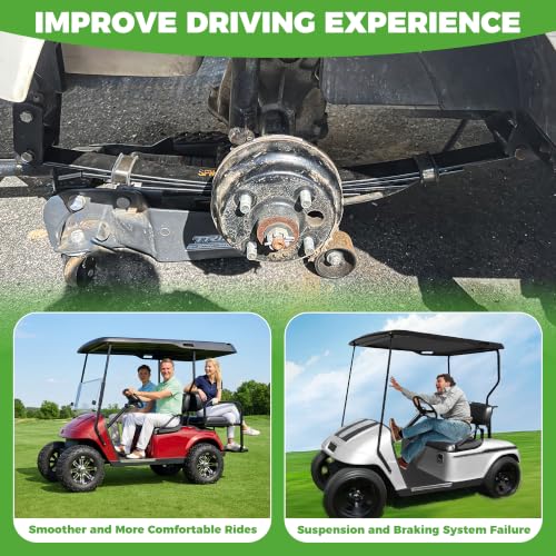 Heavy Duty Golf Cart Rear Leaf Spring Kit for Club Car Precedent & More