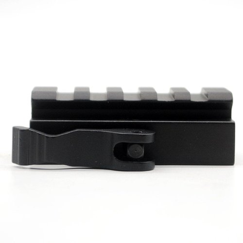 TRIROCK Tactical QD Detachable 20mm Picatinny Rail Half Inch Low Profile Riser 5 Slots QR Block Mount