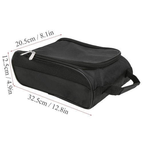 Shoe Bag, Breathable Lightweight Durable with Zipper Golf Shoe Bag for Golfers Travelers Fitness Enthusiasts Home Storage Multiple Uses
