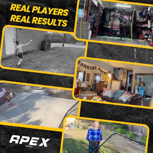 Baseball Rebounder Pitchback Net - Multi-Sport Training with Adjustable Angles