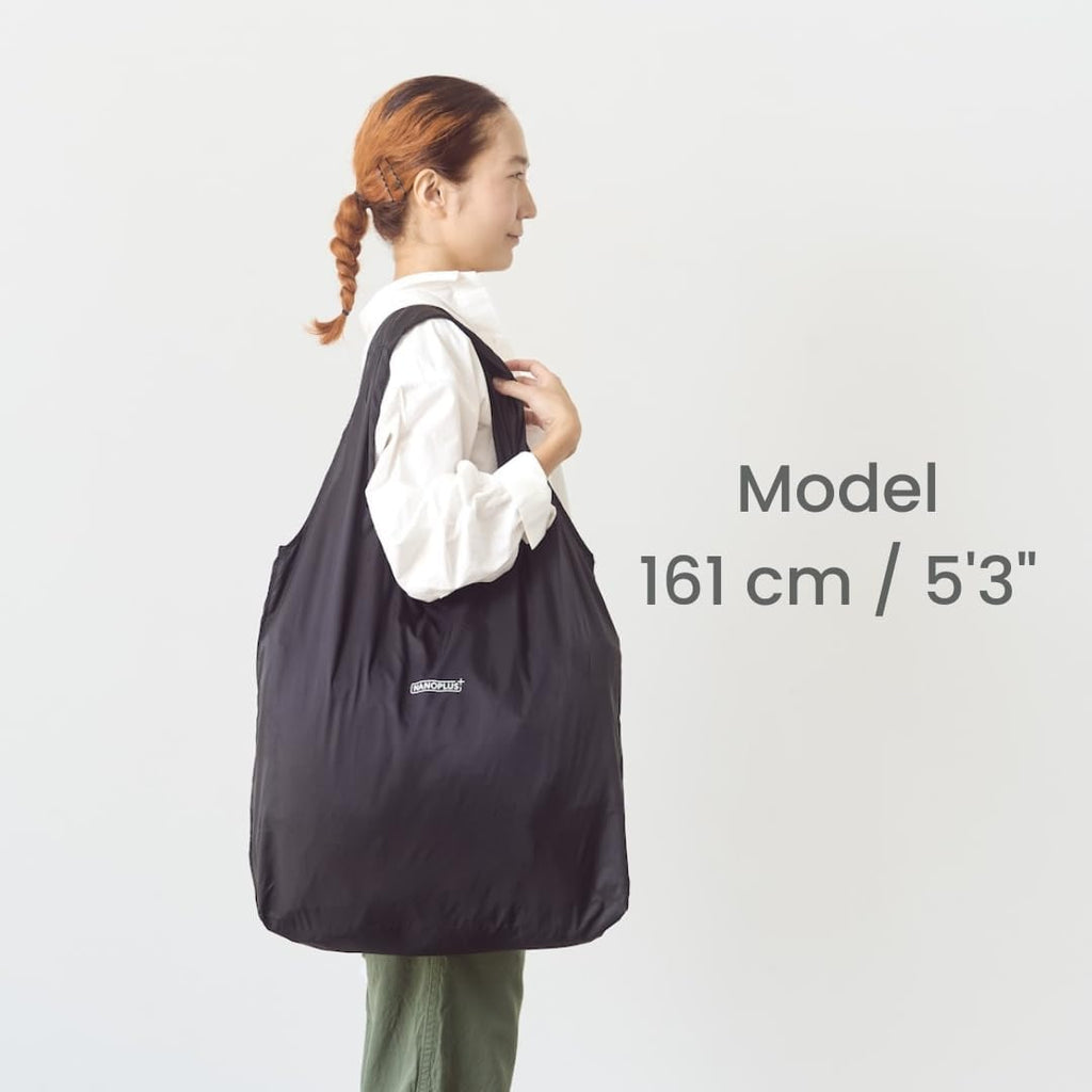 Skiennix Compact Reusable Grocery Tote Bag - Lightweight, Foldable & Packable for Travel