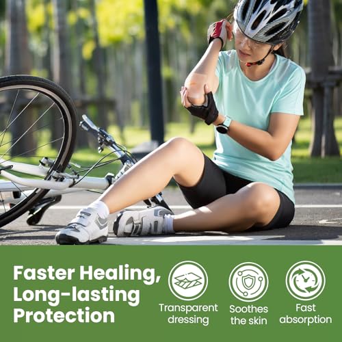 Tea Tree Hydrocolloid Roll Bandages - Cut-to-Size, Waterproof, 2.56 x 16.4 ft