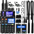 BAOFENG UV-5RM Ham Radio Handheld Two-Way Radio 10W Long Range 2 Pack