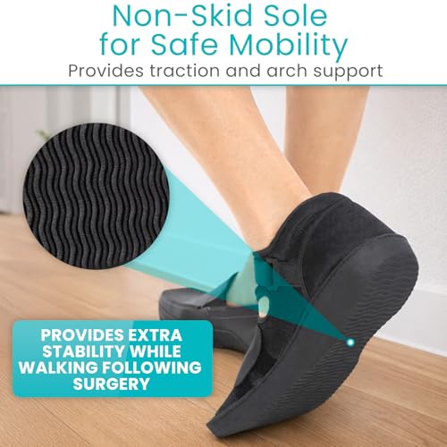 Vive Post Op Shoe - Lightweight Medical Walking Boot with Adjustable Straps - Large