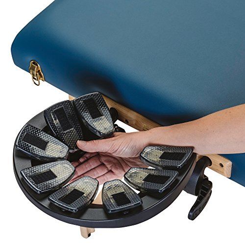 EarthLite Massage Table Face Cradle Caress Self-Adjusting with Strata Pillow - Black