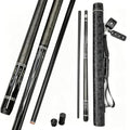 Yautja 3D Black Carved Pool Cue 58" 19oz Fiberglass Canadian Maple Case