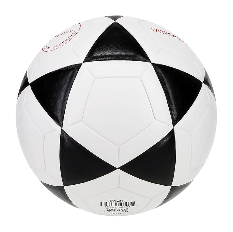 Indoor Soccer Ball 2 Size White+2 Inch - Mikasa Indoor Series
