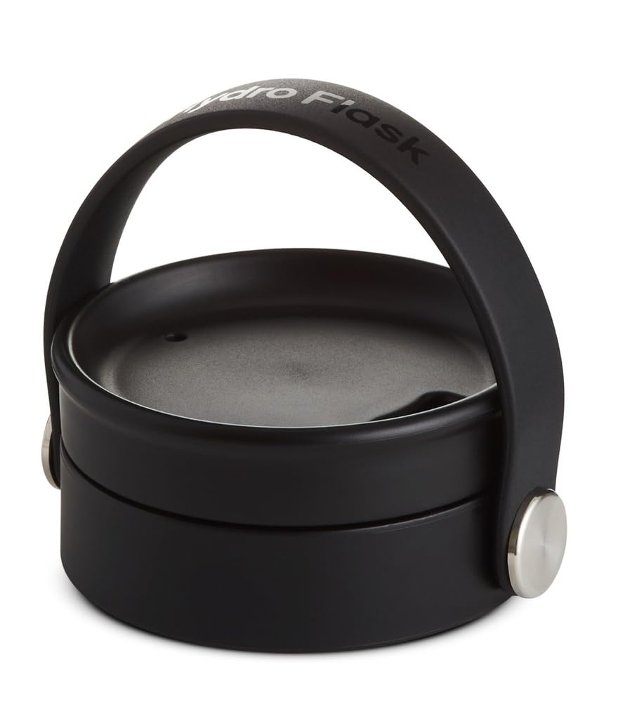 Hydro Flask Lid – Flex Sip Replacement Lid for Wide Mouth Water Bottles - Coffee Lid Accessory Black
